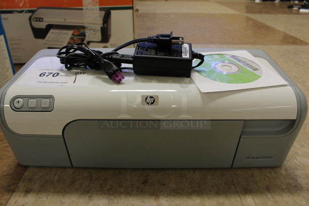 HP Deskjet D2360 Countertop Printer. 17x7.5x5.5. (Room 108)