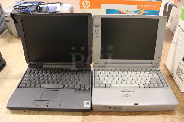2 Laptops; Dell model PPL Latitude and Toshiba Satellite Pro 430CDT. 11.5", 13.5". 2 Times Your Bid! (Room 108) - Image 1 of 9