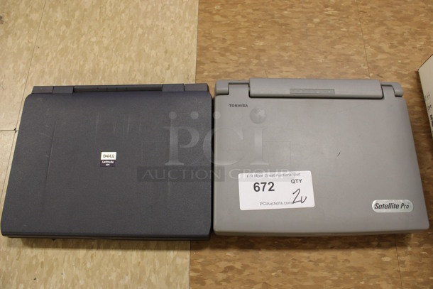2 Laptops; Dell model PPL Latitude and Toshiba Satellite Pro 430CDT. 11.5", 13.5". 2 Times Your Bid! (Room 108) - Image 6 of 9