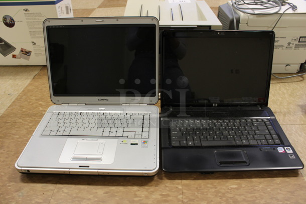 2 Various Laptops; Compaq Presario R3000 and HP w/ 1 Charger. 15.5