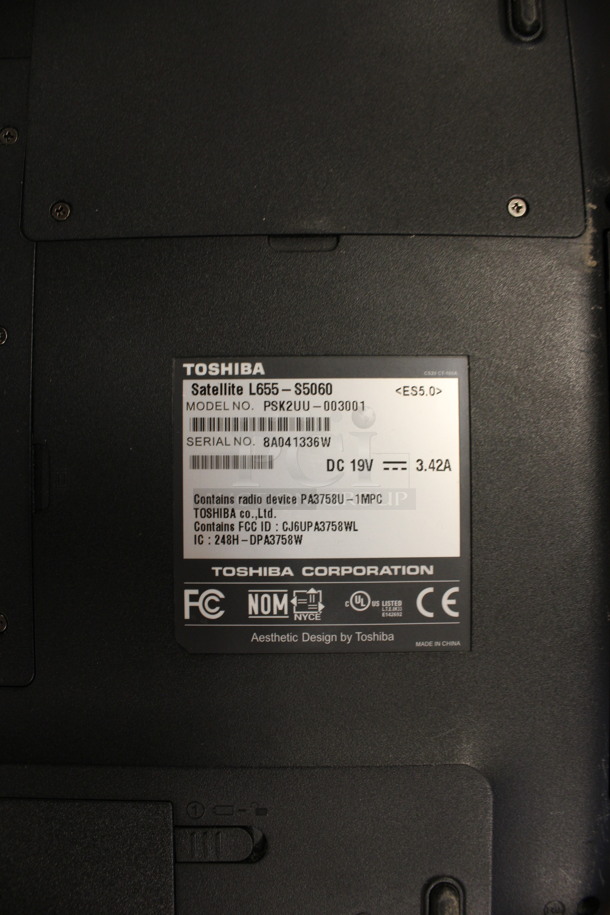 2 Various Toshiba Laptops Including Model PSJ2UU-003001. 15.5". 2 Times Your Bid! (Room 108) - Image 8 of 9