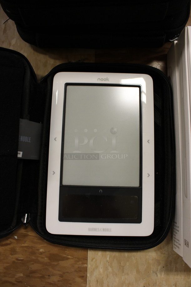 8 Nook Book Reading Tablets. Comes w/ 5 Cases, 2 Are In Original Box. 5x8x0.5. 8 Times Your Bid! (Room 108) - Image 2 of 4