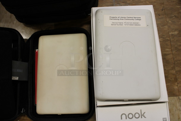 8 Nook Book Reading Tablets. Comes w/ 5 Cases, 2 Are In Original Box. 5x8x0.5. 8 Times Your Bid! (Room 108) - Image 3 of 4