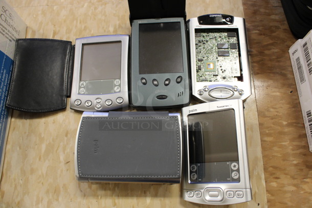 ALL ONE MONEY! Lot of 7 Various PDAs. Includes 3x4.5x0.5. (Room 108)