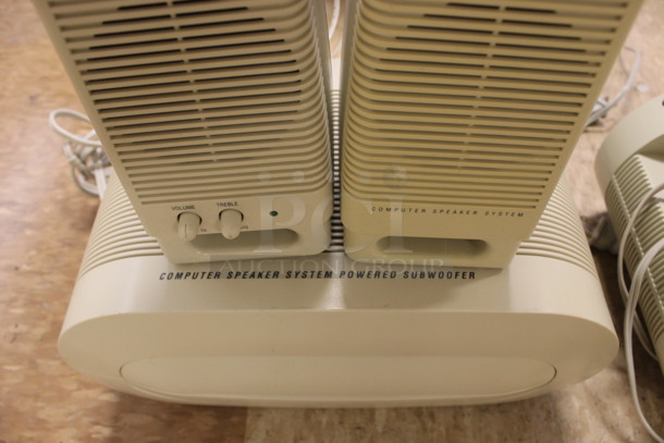 2 Sets of Suwoofer and 2 Altec Speakers. 13x8x6, 3.5x4.5x7. 2 Times Your Bid! (Room 108) - Image 4 of 4