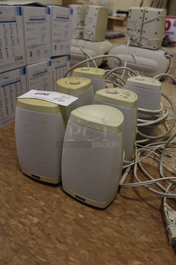 ALL ONE MONEY! Lot of 6 Altec Lansing Speakers! 3.5x3.5x6.5. (Room 108) - Image 3 of 4