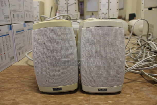 ALL ONE MONEY! Lot of 6 Altec Lansing Speakers! 3.5x3.5x6.5. (Room 108) - Image 4 of 4