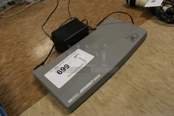 Hewlett Packard HP Jetdirect 500X External Drive. 11x5x1. (Room 108)  - Image 3 of 4