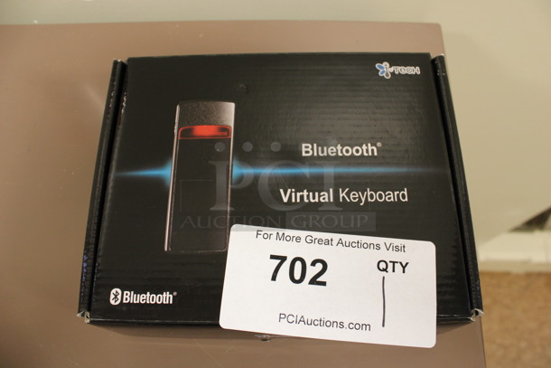 IN ORIGINAL BOX! ITech Bluetooth Virtual Keyboard. 1.5x3.5x1. (Room 108) - Image 3 of 3