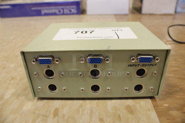 Metal Data Transfer Switch. 6x5x3. (Room 108) - Image 1 of 4