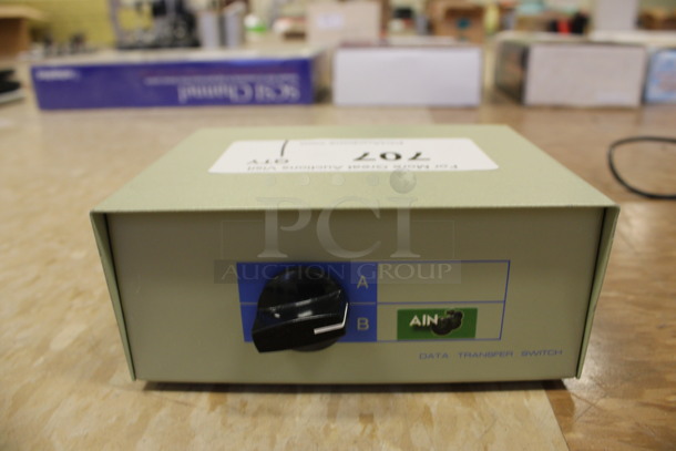 Metal Data Transfer Switch. 6x5x3. (Room 108) - Image 3 of 4