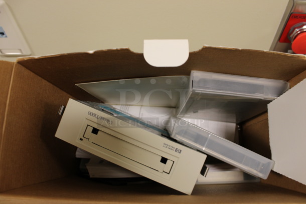 IN ORIGINAL BOX! HP Colorado T1000 Tape Backup. 6x6x2. (Room 108) - Image 3 of 3