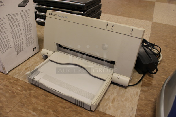 Hewlett Packard HP Deskjet 400 Countertop Printer. 14x11x7. (Room 108)
 - Image 2 of 3