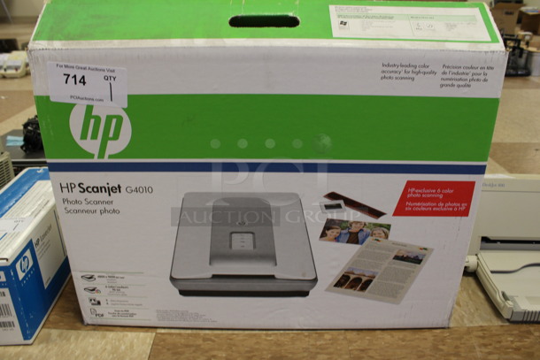 BRAND NEW IN BOX! HP Scanjet G4010 Countertop Photo Scanner. 20x10x3. (Room 108)
 - Image 2 of 6