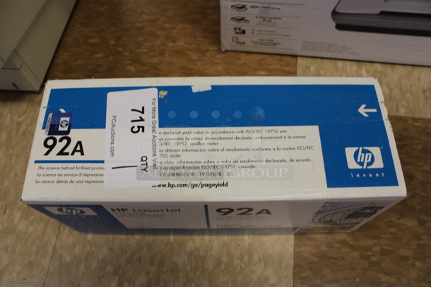 BRAND NEW IN BOX! HP Laserjet 92A Ink Cartridge. (Room 108)
 - Image 2 of 3