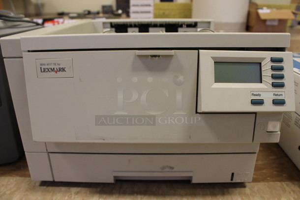 Lexmark IBM 4037 5E Countertop Printer. 15x17x10. (Room 108)
 - Image 2 of 4
