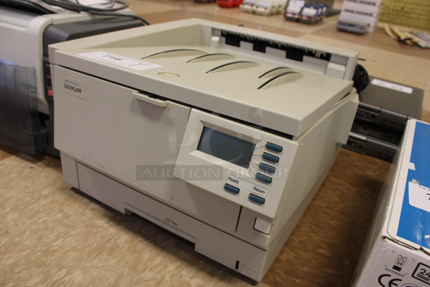 Lexmark IBM 4037 5E Countertop Printer. 15x17x10. (Room 108)
 - Image 3 of 4
