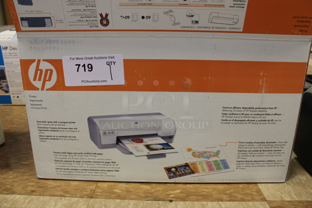 BRAND NEW IN BOX! HP Deskjet D2560 Countertop Printer. 17x8x5.5. (Room 108)
 - Image 5 of 6
