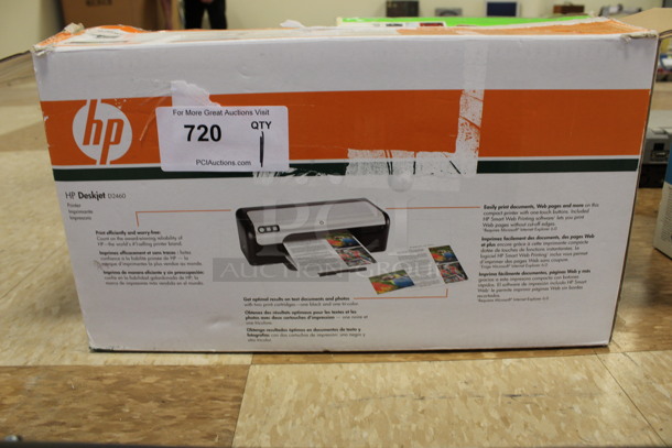 BRAND NEW IN BOX! HP Deskjet D2460 Countertop Printer. 17x8x6. (Room 108)
 - Image 5 of 6
