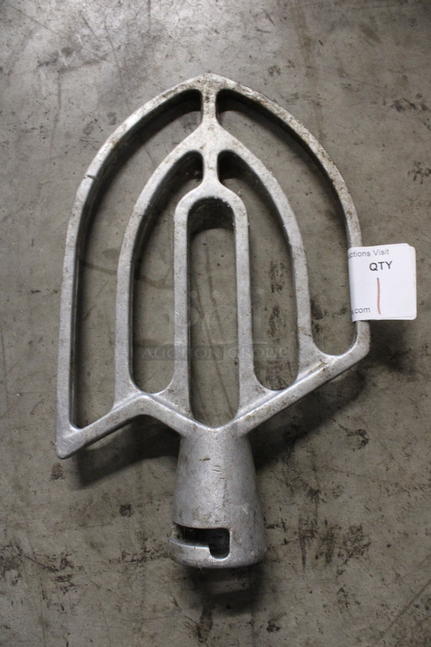 Metal Commercial Paddle Attachment for Hobart Mixer. Appears To Be a 20 Quart. 8.5x3x13.5 - Image 1 of 5