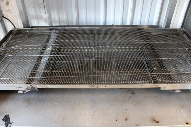 Lincoln Impinger Stainless Steel Commercial Electric Powered Single Deck Conveyor Pizza Oven on Commercial Casters. Comes w/ Conveyor Belt But Belt Does Not Fit Oven. 480 Volts, 3 Phase. 57x37x44 - Image 6 of 7