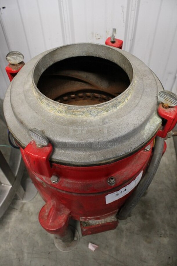 Red Goat Disposers Model B5P-R Metal Commercial Dual Rotation Garbage Disposal. 208-220 Volts, 1 Phase. 18x18x24 - Image 5 of 6