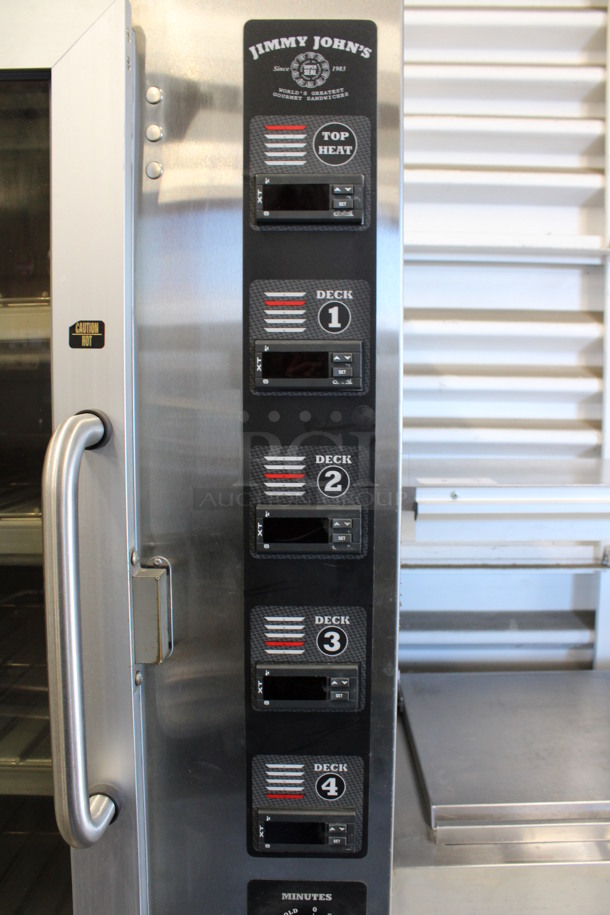 2016 Piper Products Model OP-4-JJ-D Stainless Steel Commercial Floor Style Bakery Oven Proofer on Commercial Casters. 120/208 Volts, 3 Phase. 36x34x74 - Image 4 of 8