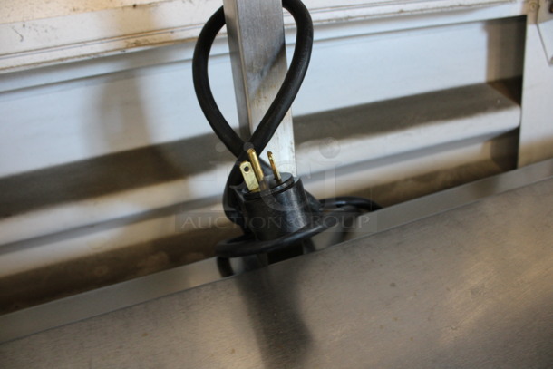 Kairak Model KBP-91S Stainless Steel Commercial Prep Table w/ Over Shelf on Commercial Casters. 115 Volts, 1 Phase. 91x34x58. Tested and Working! - Image 5 of 10