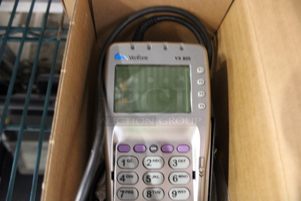 3 IN ORIGINAL BOX! VeriFone Model VX 805 Credit Card Readers. 3.5x6x2. 3 Times Your Bid! - Image 3 of 3