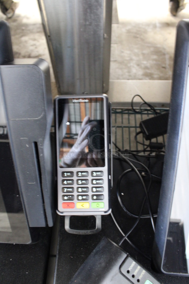 ALL ONE MONEY! Lot of Touch Dynamic 15" POS Monitor, Touch Dynamic Model LK-T210 Receipt Printer, VeriFone Credit Card Reader and Metal Cash Drawer - Image 3 of 5