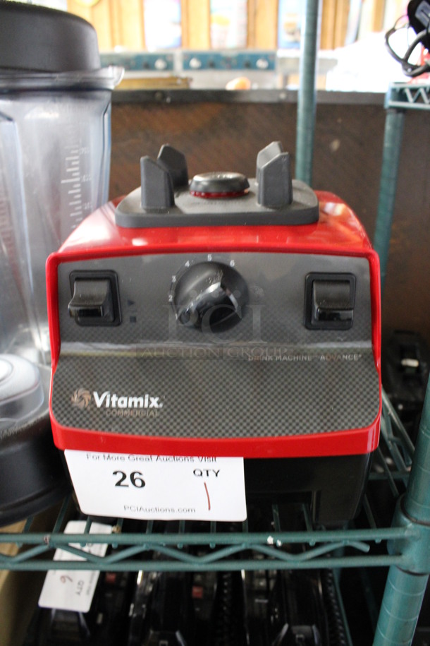 2017 Vita-Mix Model VM0100A Countertop Blender w/ Pitcher and Extra Lid. 120 Volts, 1 Phase. 8x10x21. Tested and Working! - Image 3 of 4