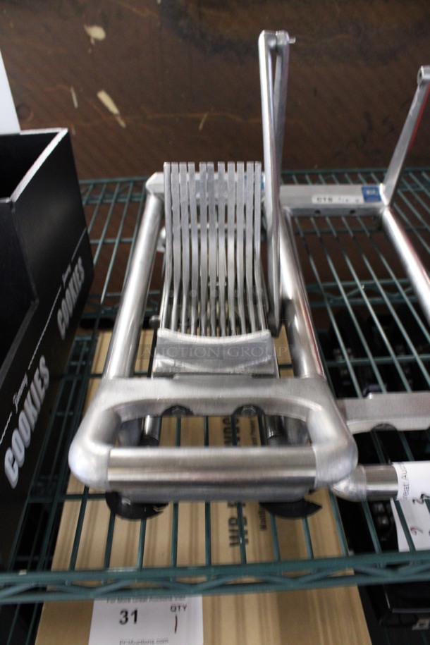 Metal Countertop Vegetable Cutter w/ Extra Metal Arm. 6x17x10 - Image 2 of 3