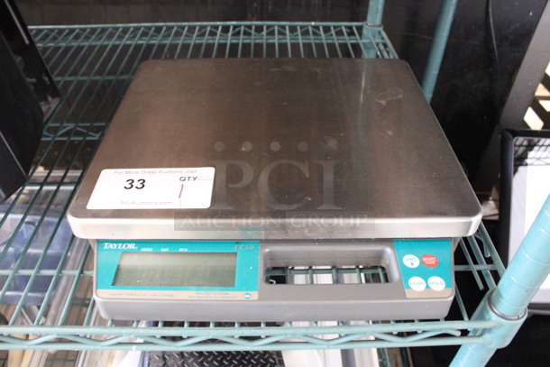 Taylor Model TE50 Countertop Food Portioning Scale. 13x14x2.5 - Image 1 of 3