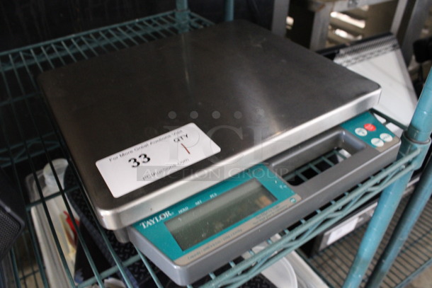 Taylor Model TE50 Countertop Food Portioning Scale. 13x14x2.5 - Image 2 of 3