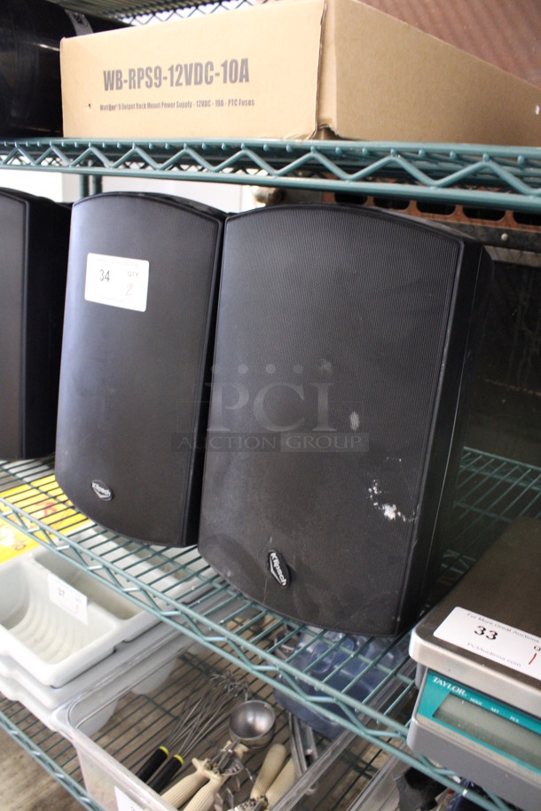 2 Klipsch Speakers. 9x11x15. 2 Times Your Bid! - Image 2 of 4