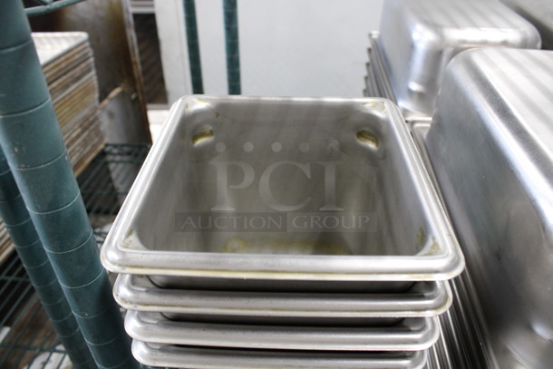 4 Stainless Steel 1/6 Size Drop In Bins. 1/6x6. 4 Times Your Bid! - Image 3 of 3