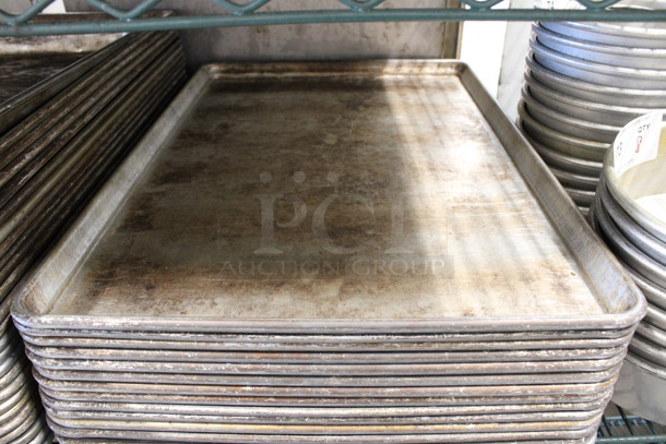 12 Metal Full Size Baking Pans. 18x26x1. 12 Times Your Bid! - Image 2 of 6