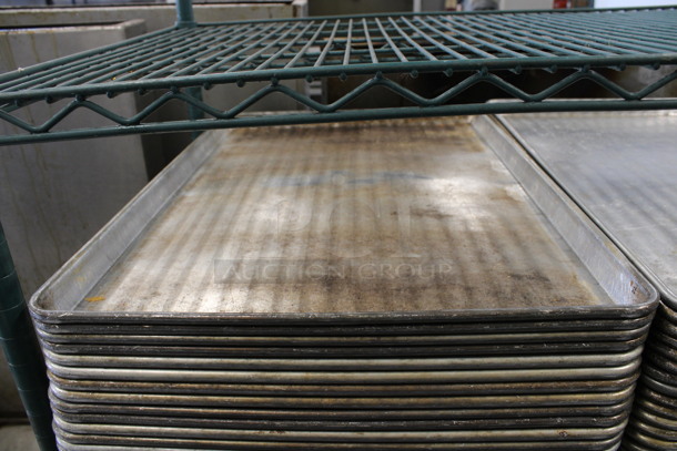 12 Metal Full Size Baking Pans. 18x26x1. 12 Times Your Bid! - Image 5 of 6
