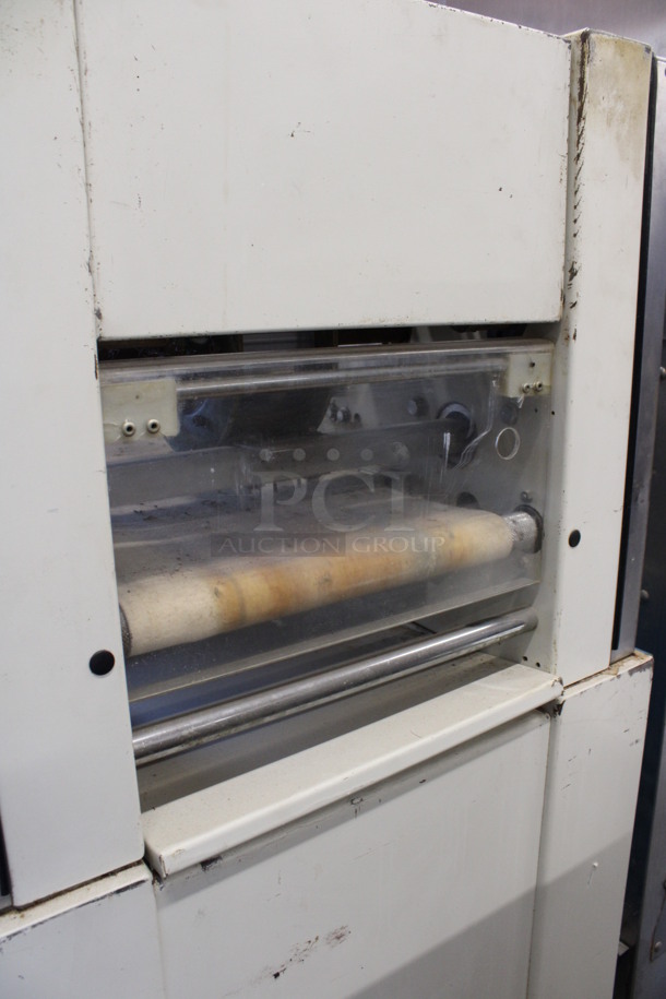 Polin USA Metal Commercial Floor Style Dough Rounder / Bagel Former on Commercial Casters. 208-220 Volts, 1 Phase. 63x29x56 - Image 8 of 9