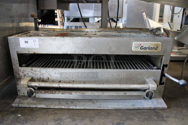 LATE MODEL! Garland Stainless Steel Commercial Natural Gas Powered Cheese Melter. 34x24x17 - Image 1 of 5