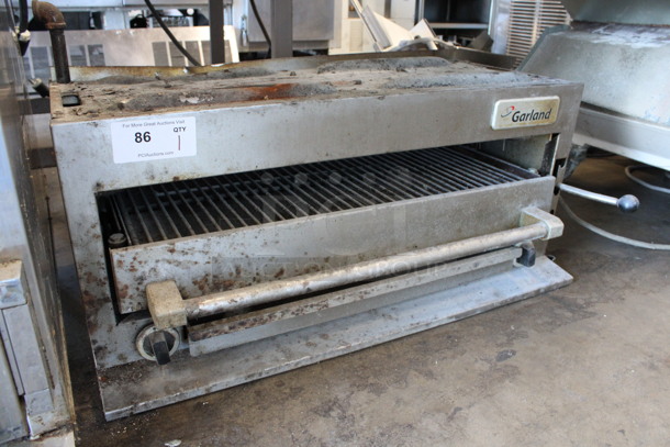 LATE MODEL! Garland Stainless Steel Commercial Natural Gas Powered Cheese Melter. 34x24x17 - Image 2 of 5