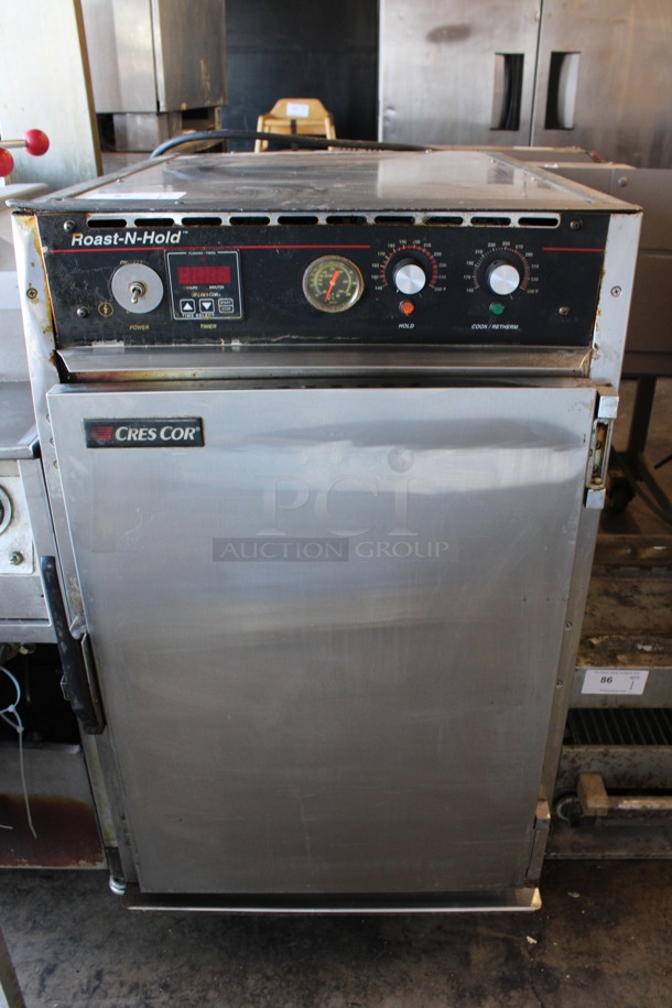 Cres Cor Stainless Steel Commercial Roast N Hold Cooking Holding Cabinet on Commercial Casters. 208 Volts, 1 Phase. 24x38x44 - Image 1 of 6