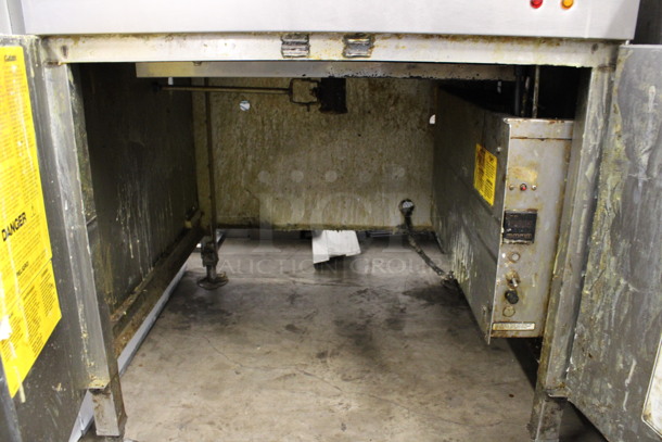 Stainless Steel Commercial Floor Style Natural Gas Powered Donut Fryer. 30x32x66 - Image 5 of 6