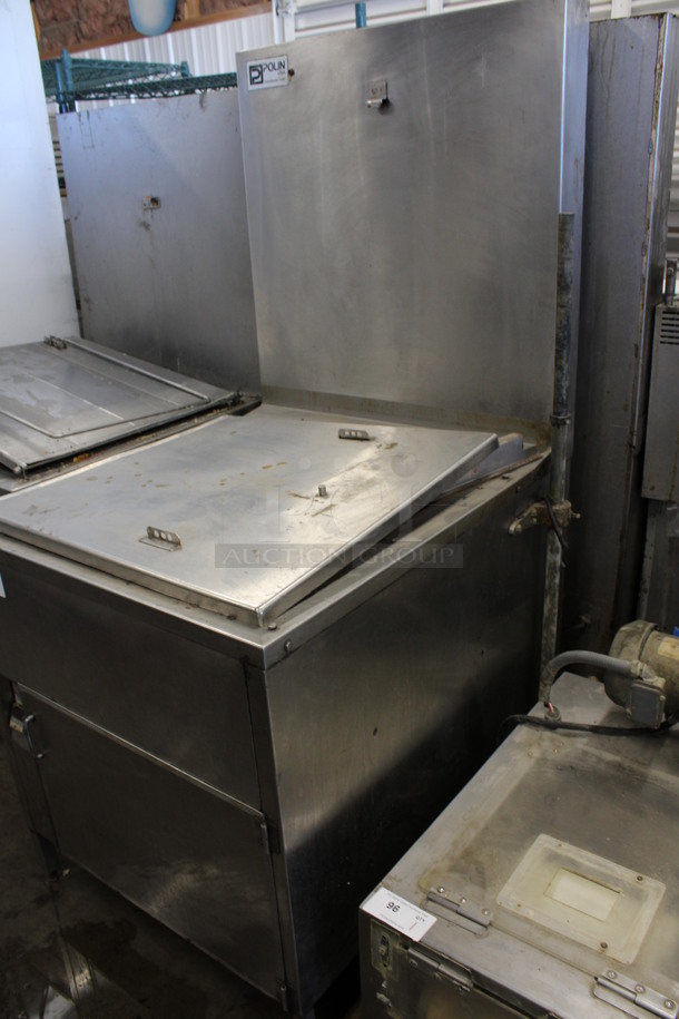 Polin Model SP155G-M2424 SP 155 Stainless Steel Commercial Floor Style Natural Gas Powered Donut Fryer. 70,000 BTU. 32x41x68 - Image 6 of 10