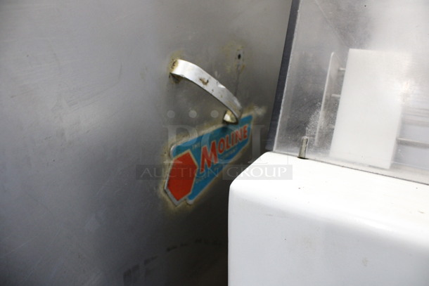 Moline Stainless Steel Commercial Countertop Dough Sheeter. 208 Volts, 1 Phase. 21x38x27 - Image 4 of 5