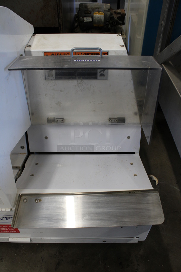 Oliver Model 2005 Metal Commercial Countertop Double Bread Loaf Slicer. 115 Volts, 1 Phase. 36x24x30. Tested and Working! - Image 4 of 6