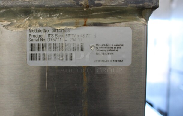 Follett Model ITS2250SG-60 Stainless Steel Commercial Ice Machine Bin on Follett Model 00147653 Stainless Steel Ice Transport System. Does Not Have Carts. 60x46x107 - Image 6 of 8