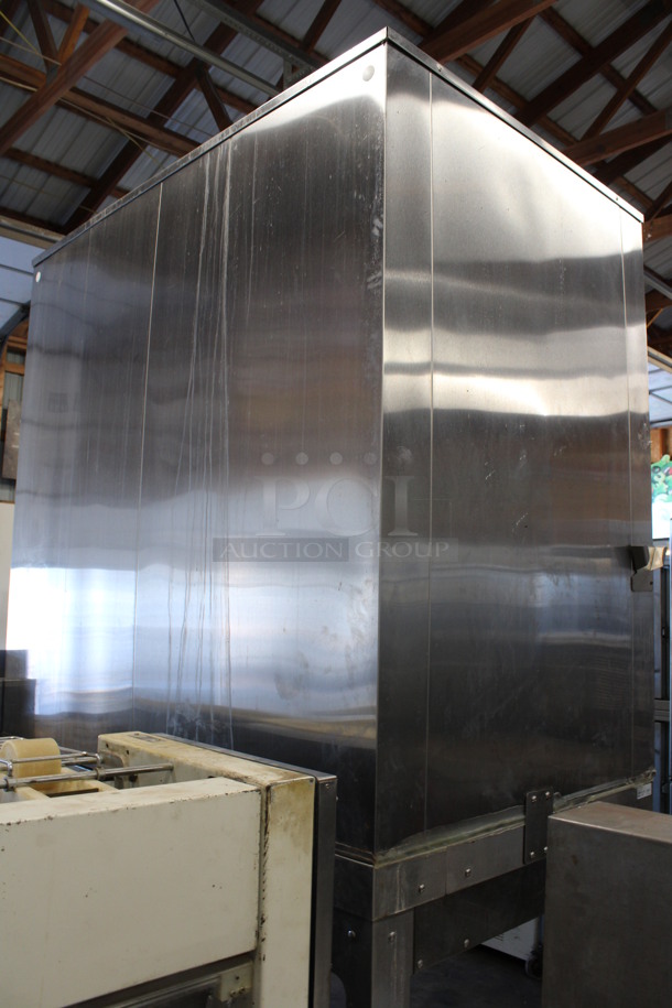 Follett Model ITS2250SG-60 Stainless Steel Commercial Ice Machine Bin on Follett Model 00147653 Stainless Steel Ice Transport System. Does Not Have Carts. 60x46x107 - Image 7 of 8