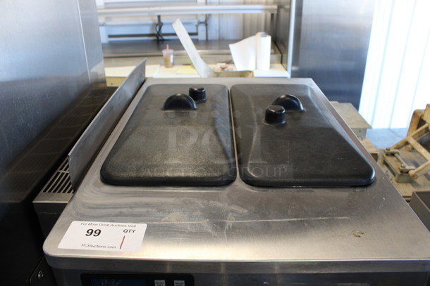 2011 Stoelting Model F231-38I2 Stainless Steel Commercial Floor Style Air Cooled 2 Flavor w/ Twist Soft Serve Ice Cream Machine on Commercial Casters. 208-240 Volts, 1 Phase. 23x33x58 - Image 2 of 8