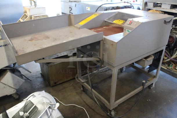 Allegheny Model CJ-65 Metal Commercial Floor Style Heavy Duty Paper Metal Shredder on Commercial Casters. 220 Volts. 75x32x42.5 - Image 1 of 8